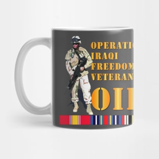 Soldier - OIF w SVC Ribbons Mug